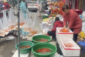 Nhộn nhịp thị trường phục vụ “tiễn ông Công, ông Táo về trời”