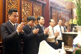 Huyện Đoan Hùng, Tân Sơn, Hạ Hòa dâng hương tưởng niệm các Vua Hùng