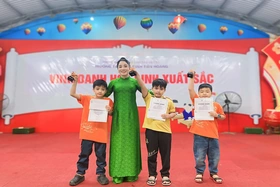 99 học sinh Trường Tiểu học Đinh Tiên Hoàng đạt giải cuộc thi Toán quốc tế Bebras