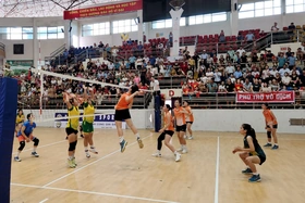 Phú Thọ giành thêm Huy chương Vàng môn Bóng chuyền tại Hội khỏe Phù Đổng toàn quốc lần thứ X - Khu vực I