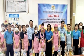 Chăm lo, hỗ trợ công nhân lao động nhân dịp Tháng Công nhân