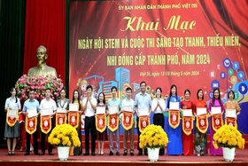 Bế mạc Ngày hội STEM và Cuộc thi sáng tạo thanh, thiếu niên, nhi đồng cấp thành phố