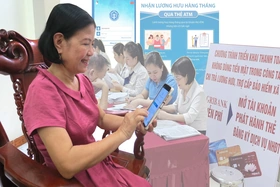 Nỗ lực chi trả lương hưu, trợ cấp Bảo hiểm xã hội qua tài khoản