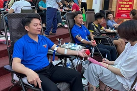 Ngày hội hiến máu tình nguyện “Giọt hồng Tân Sơn”
