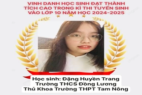Huyện Cẩm Khê xếp thứ nhất điểm trung bình 3 môn tại Kỳ thi tuyển sinh vào lớp 10 THPT không chuyên