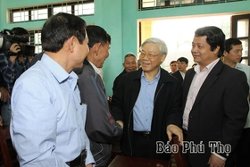 Nhớ ngày được đón Tổng Bí thư Nguyễn Phú Trọng về thăm quê hương Thanh Sơn