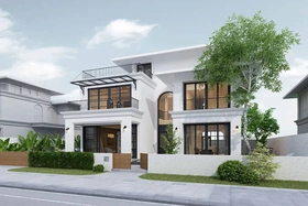 Các mẫu nhà biệt thự đẹp 2 tầng dưới 1,6 tỷ thông dụng hiện nay