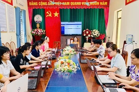 Hiệu quả bước đầu trong thí điểm học bạ số cấp tiểu học