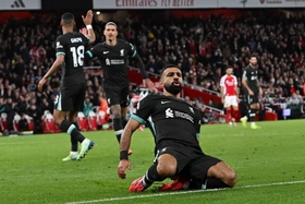 Arsenal chia điểm kịch tính trước Liverpool tại Emirates