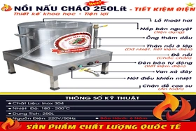 Nồi nấu cháo điện Inox 304, dung tích đa dạng, giá tốt