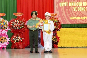 Đại tá Nguyễn Hữu Phước giữ chức Giám đốc Công an tỉnh Khánh Hòa