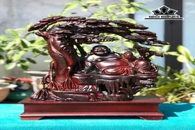 Tượng gỗ Di Lặc mẫu đẹp Gỗ Đỉnh mang đến tài lộc và may mắn