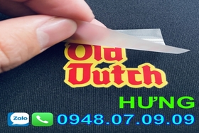 Tăng hiệu quả quảng cáo với nhãn ép nhiệt Hưng Thanh