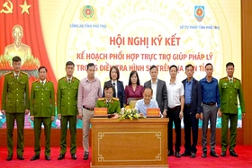 Ký kết phối hợp trực trợ giúp pháp lý trong điều tra hình sự