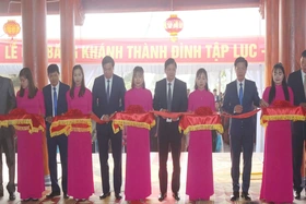 Khánh thành công trình trùng tu, tôn tạo đình Tập Lục