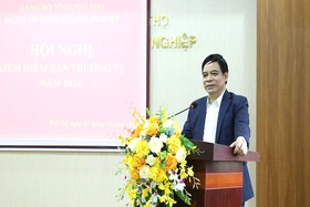 Hội nghị kiểm điểm Ban Thường vụ Đảng ủy Khối Doanh nghiệp tỉnh