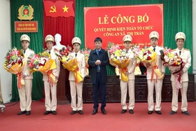 Đoan Hùng: Thực hiện kiện toàn Công an xã, thị trấn