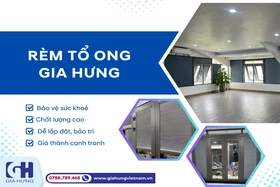Rèm Tổ Ong Gia Hưng Đảm Bảo Chất Lượng Cho Mọi Công Trình