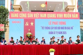 Quân khu  2 phát động Tết trồng cây Xuân Ất Tỵ