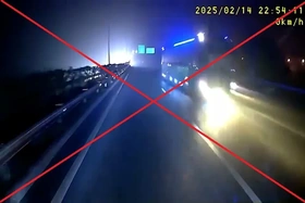 Xử phạt tài xế xe khách đi ngược chiều trên cao tốc Nội Bài - Lào Cai