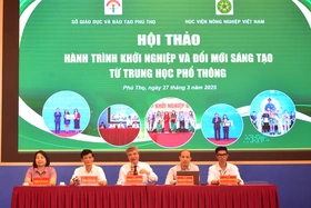 Hội thảo “Hành trình khởi nghiệp và đổi mới sáng tạo từ Trung học phổ thông”