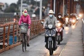 Ngày 26/3, Bắc Bộ lạnh về đêm và sáng, ngày nắng