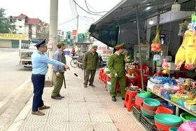 Hạ Hòa thiết lập trật tự hành lang an toàn giao thông