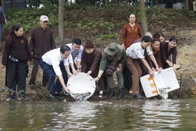 Lễ phát động thả giống phóng sinh, tái tạo và bảo vệ nguồn lợi thủy sản