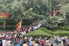 Đảm bảo an ninh trật tự tại lễ hội Đền Hùng