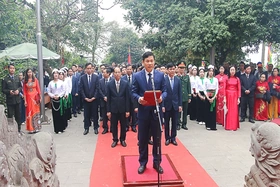 Huyện Tân Sơn dâng hương tưởng niệm các Vua Hùng