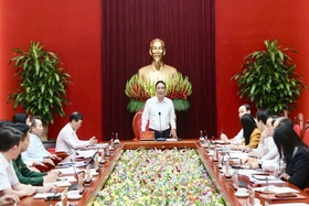 Họp Ban chỉ đạo thực hiện sắp xếp, tổ chức lại đơn vị hành chính các cấp tỉnh Phú Thọ