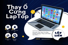 Thay  ổ cứng  Laptop  –  Tăng  tốc gấp 5 lần, bảo hành đến 3 năm  tại Laptop Viễn Chinh