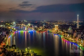 Bay trên thành phố Việt Trì