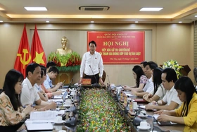 Hội nghị lấy ý kiến tham gia vào dự án  Luật Bầu cử ĐBQH và đại biểu HĐND (sửa đổi)