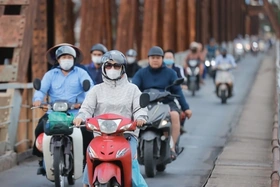 Thời tiết ngày 28/4: Do không khí lạnh, Bắc Bộ và Bắc Trung Bộ có mưa to