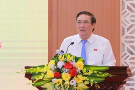 Bài phát biểu bế mạc của đồng chí Bùi Minh Châu - Ủy viên Trung ương Đảng, Bí thư Tỉnh ủy, Chủ tịch HĐND tỉnh, Trưởng Đoàn ĐBQH tỉnhtại Kỳ họp chuyên đề thứ Chín