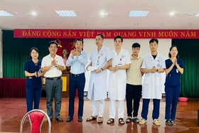 Khen thưởng kíp cấp cứu thành công bệnh nhi 12 tuổi nguy kịch