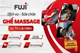 Khắc phục sự cố nhanh chóng với dịch vụ sửa ghế massage 24/7 của Fuji