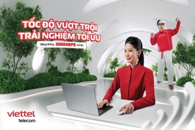 Toàn bộ khách hàng Viettel được nâng băng thông internet cáp quang lên tối thiểu 300Mbps