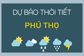 Khuyến cáo người dân Phú Thọ xem dự báo thời tiết trực tuyến để phòng tránh bão lũ