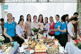 Liên hoan mô hình sáng tạo, chia sẻ việc nhà, gắn với văn hóa ẩm thực Tân Sơn