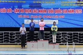Phú Thọ gặt hái “Vàng” tại Giải Bơi - Lặn Vô địch các nhóm tuổi Quốc gia