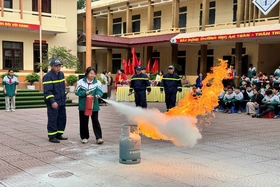 Nâng cao nhận thức về phòng cháy, chữa cháy tại cơ sở giáo dục