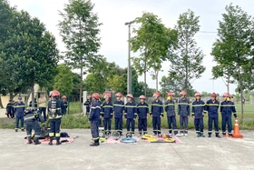 Kiểm tra nghiệp vụ chữa cháy và cứu nạn cứu hộ