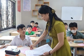 1.136 học sinh dự tuyển vào Trường THCS Văn Lang