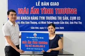 Bàn giao nhà “Mái ấm tình thương” cho khách hàng TYM