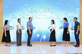 Tuổi trẻ Trung tâm Kiểm soát bệnh tật Phú Thọ chung tay chống ô nhiễm nhựa