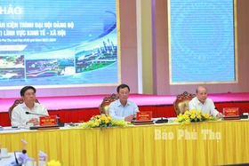 Phú Thọ - Vĩnh Phúc - Hoà Bình họp góp ý kiến dự thảo văn kiện trình Đại hội Đảng bộ tỉnh Phú Thọ (mới)