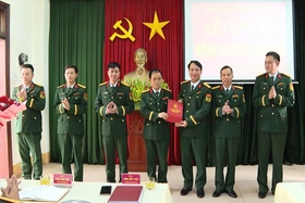Đảng bộ Quân sự tỉnh: Công bố quyết định thành lập 10 Đảng bộ cơ sở 