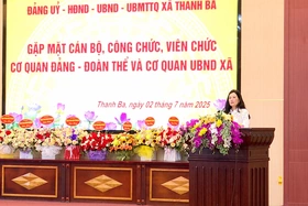 Xã Thanh Ba gặp mặt CBCC, viên chức cơ quan Đảng, đoàn thể, UBND xã